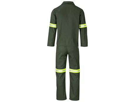 Acid Resistant Polycotton Conti Suit - Reflective Arm & Legs