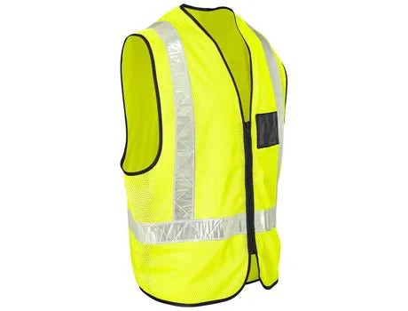 Airport Hi-Viz Reflective Full Zip Vest