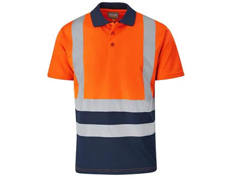 Surveyor Two-Tone Hi-Viz Reflective Golf Shirt