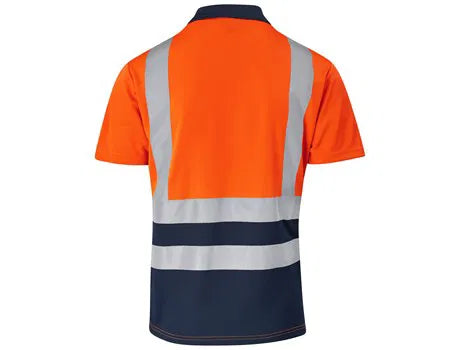 Surveyor Two-Tone Hi-Viz Reflective Golf Shirt