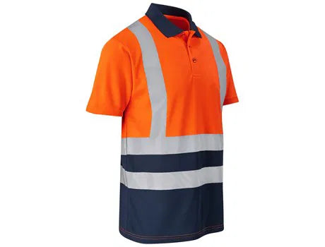 Surveyor Two-Tone Hi-Viz Reflective Golf Shirt
