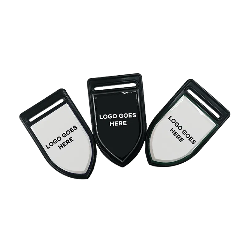 Domed Flashes - With Custom Logo