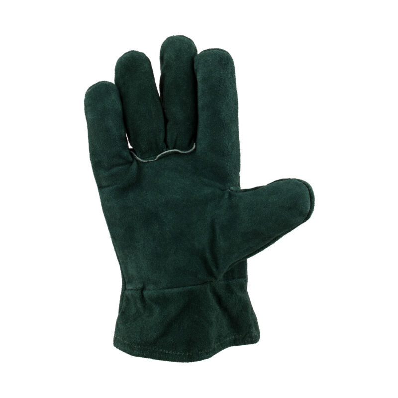 Green Lined Welders Wrist Gloves