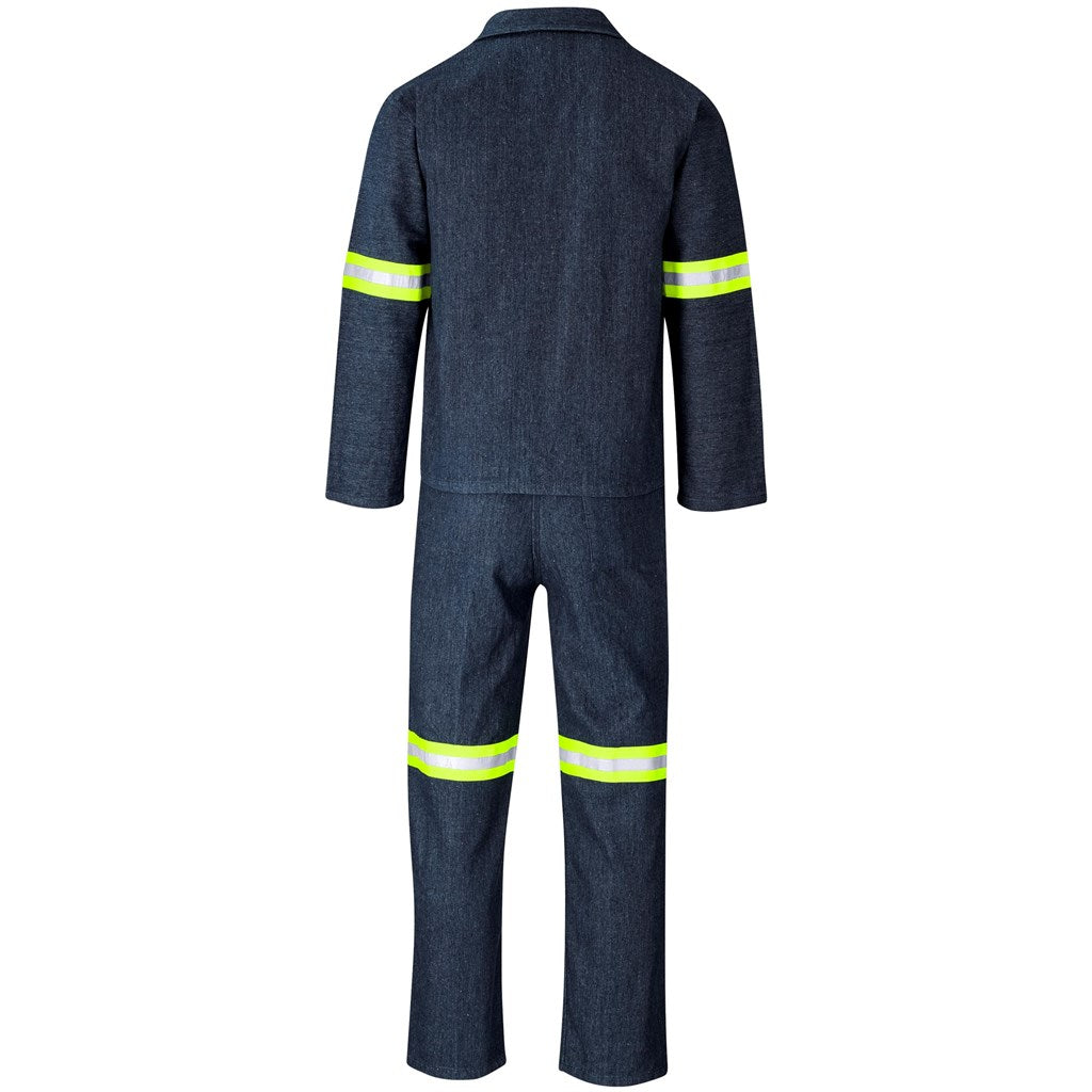 100% Cotton Denim Conti Suit - Reflective Arms & Legs