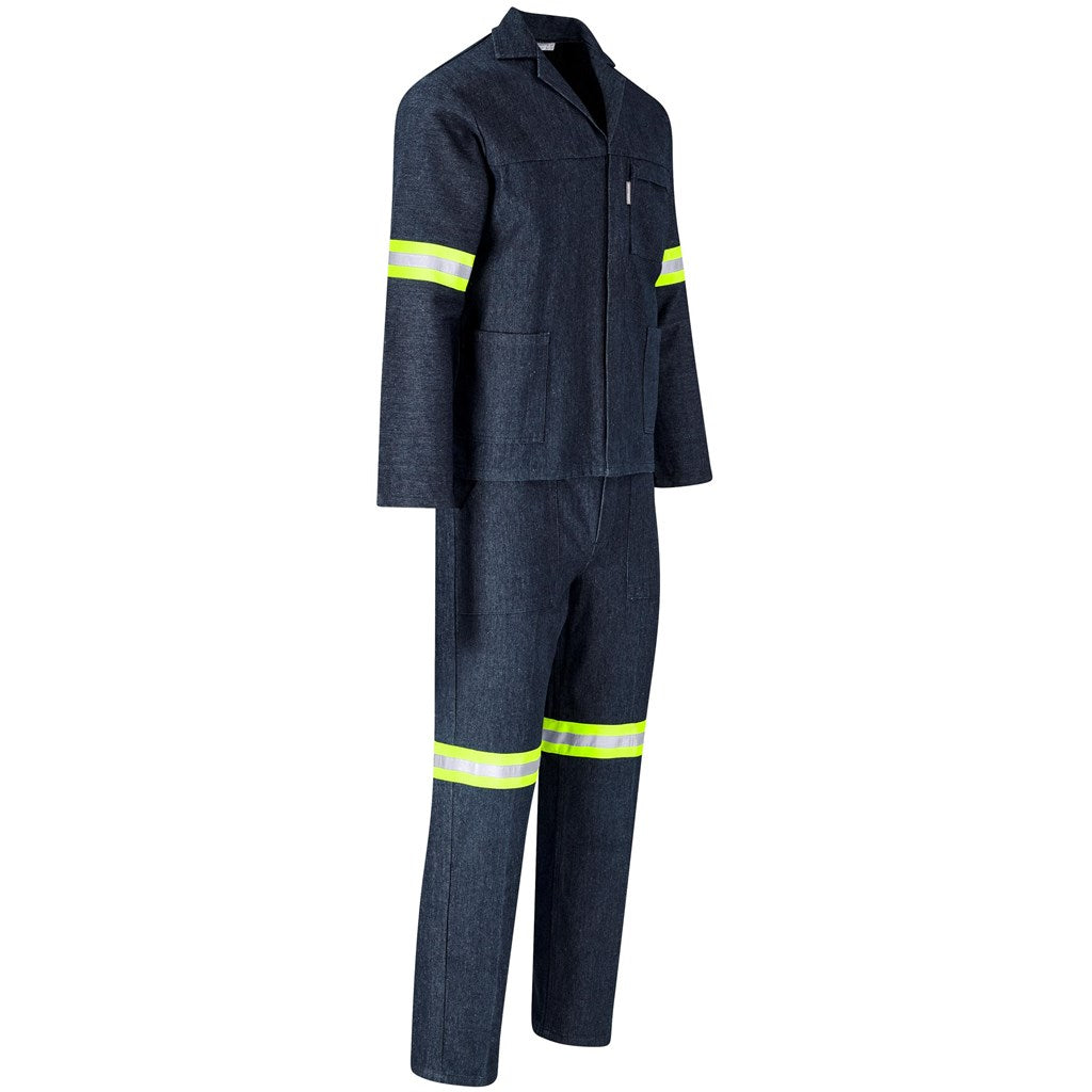 100% Cotton Denim Conti Suit - Reflective Arms & Legs