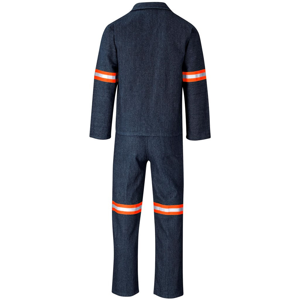 100% Cotton Denim Conti Suit - Reflective Arms & Legs