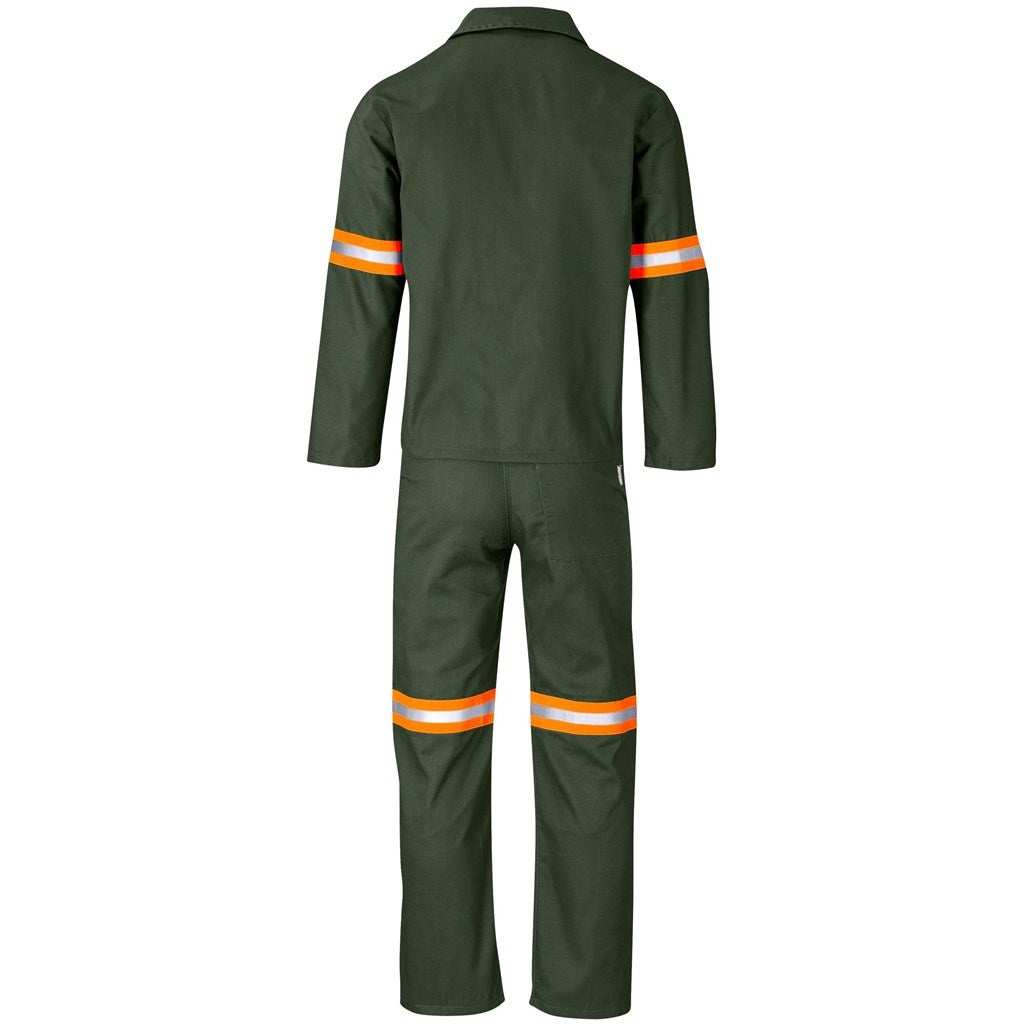 Acid Resistant Polycotton Conti Suit - Reflective Arm & Legs