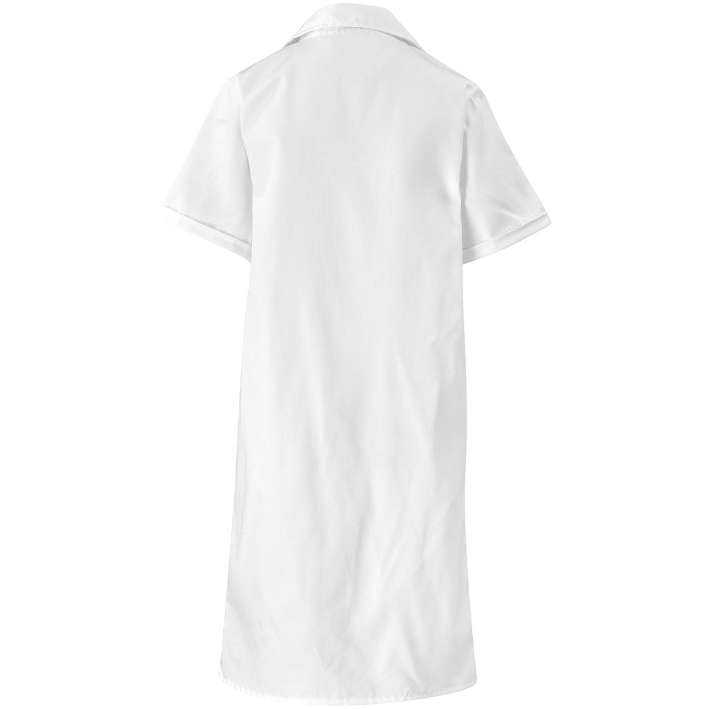 Marriot Polycotton Housecoat White