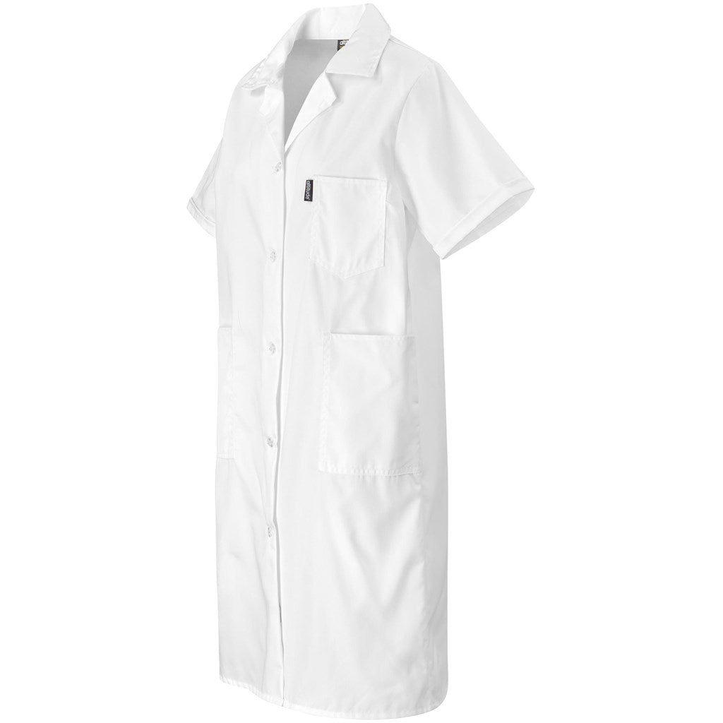 Marriot Polycotton Housecoat White