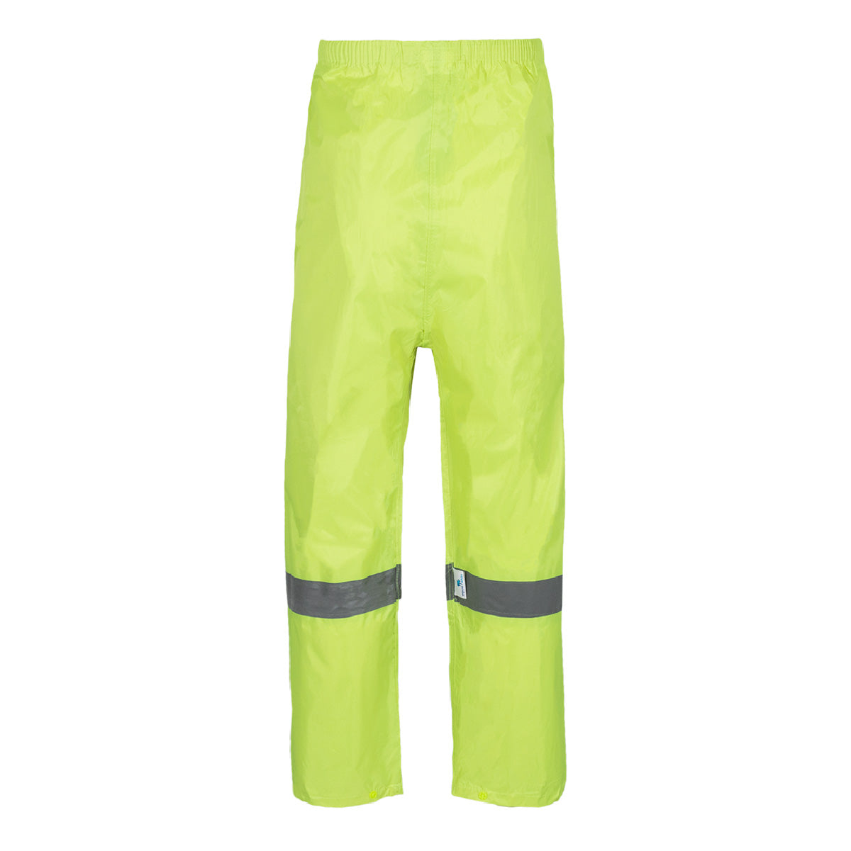 Lime Rubberised Rain Suit with Reflective Tape