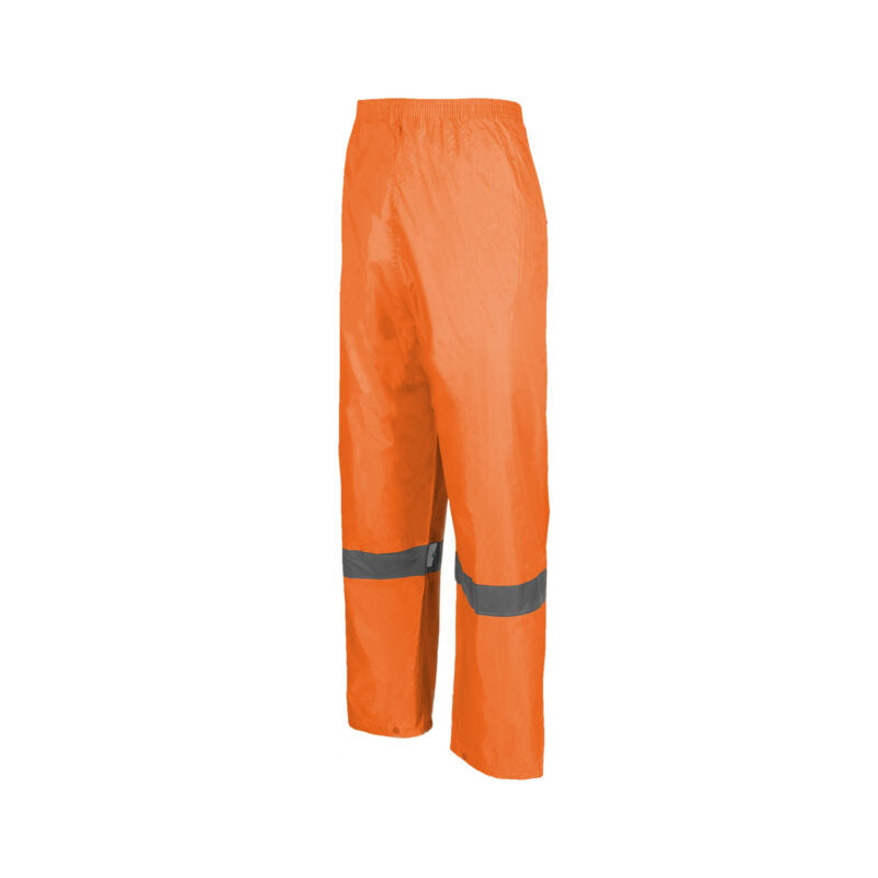 Orange Rubberised Rain Suit with Reflective Tape