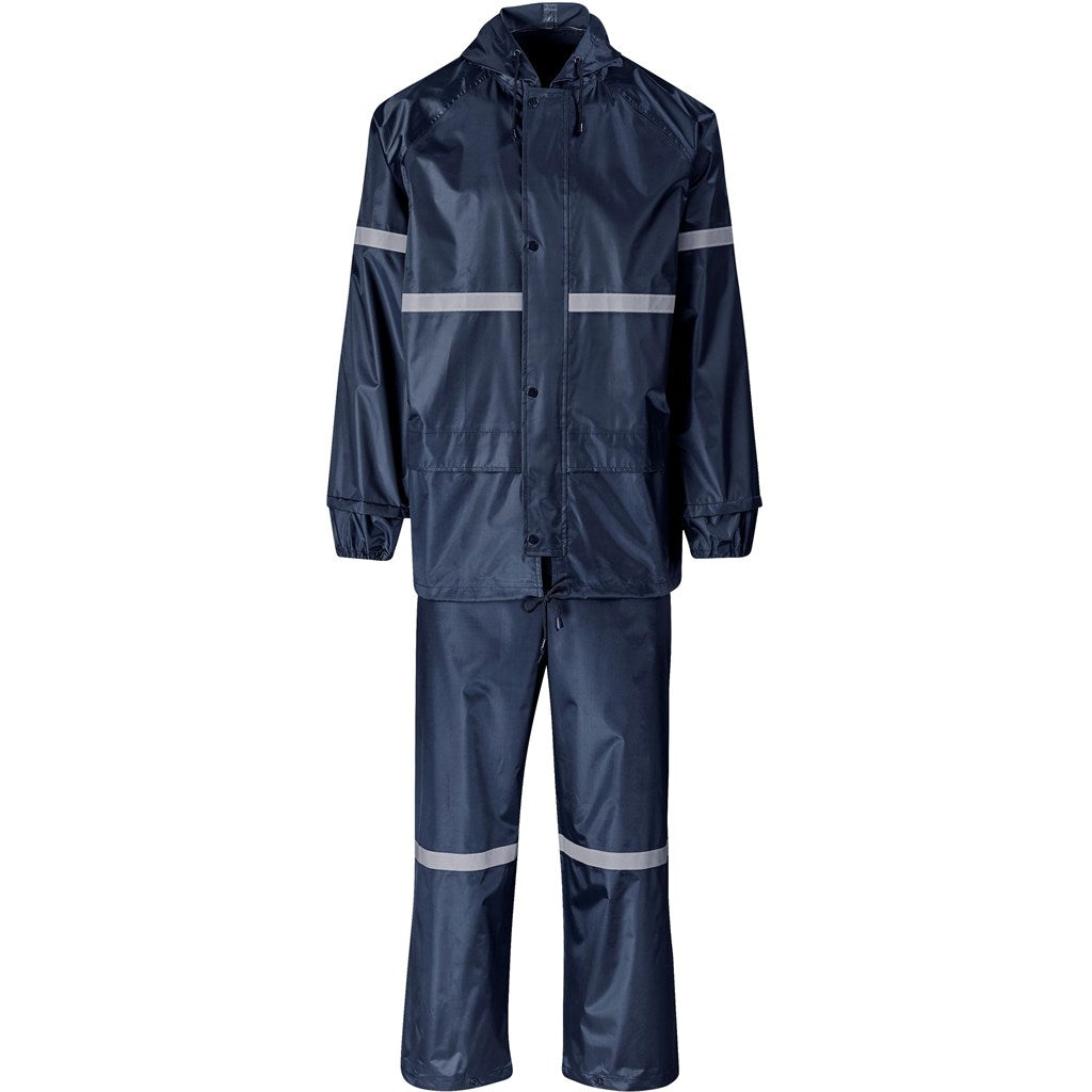 2 Piece Rain Suit with Reflective Tape