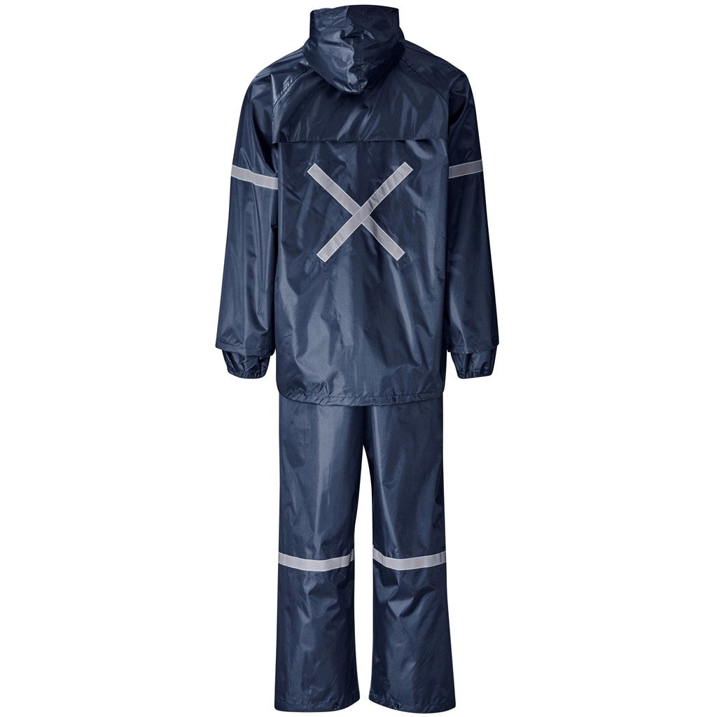 2 Piece Rain Suit with Reflective Tape