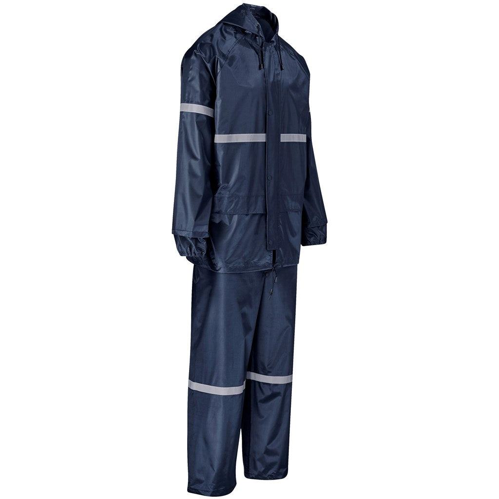 2 Piece Rain Suit with Reflective Tape