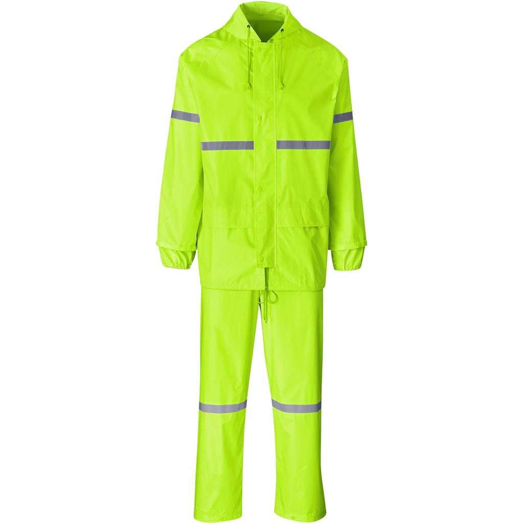 2 Piece Rain Suit with Reflective Tape