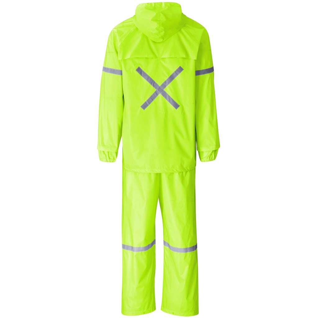 2 Piece Rain Suit with Reflective Tape