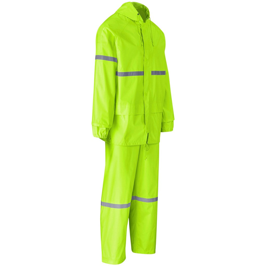 2 Piece Rain Suit with Reflective Tape
