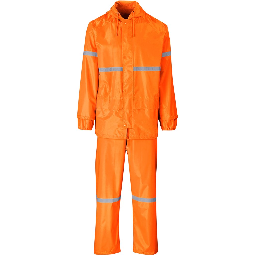 2 Piece Rain Suit with Reflective Tape