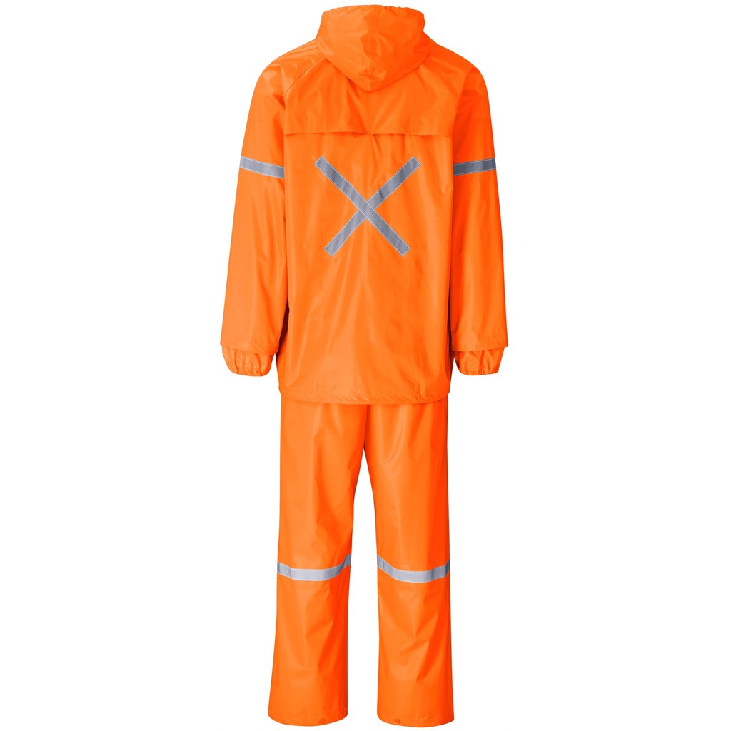2 Piece Rain Suit with Reflective Tape