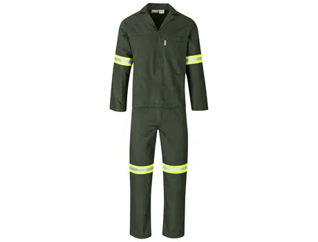 Acid Resistant Polycotton Conti Suit - Reflective Arm & Legs