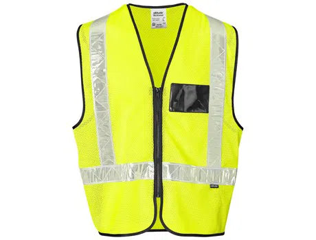 Airport Hi-Viz Reflective Full Zip Vest