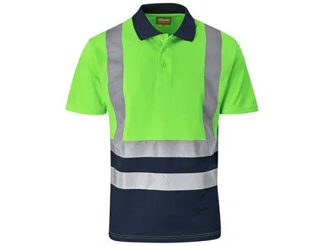Surveyor Two-Tone Hi-Viz Reflective Golf Shirt