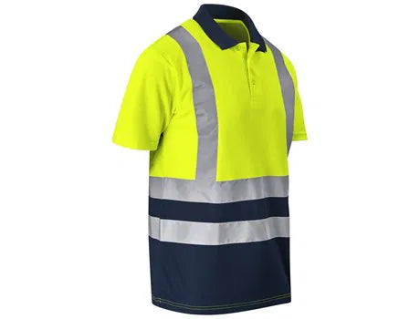 Surveyor Two-Tone Hi-Viz Reflective Golf Shirt
