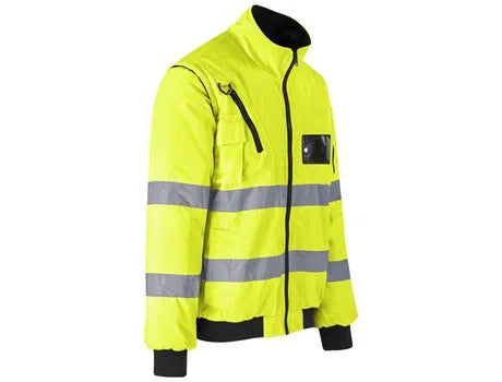 Techno Padded Hi-Viz Reflective Bunny Jacket