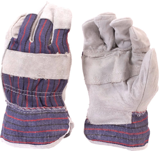Candy Stripe Chrome Leather Glove