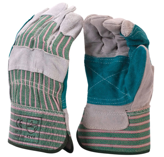 Chrome Leather Candy Wrist Length Gloves