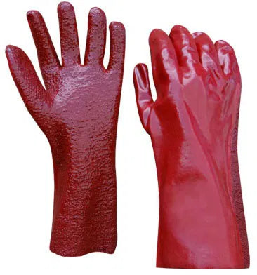 PVC Open Cuff Rough Palm Gloves