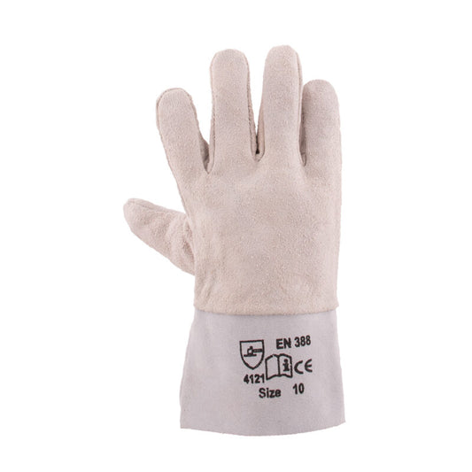Chrome Leather Gloves Wrist Length