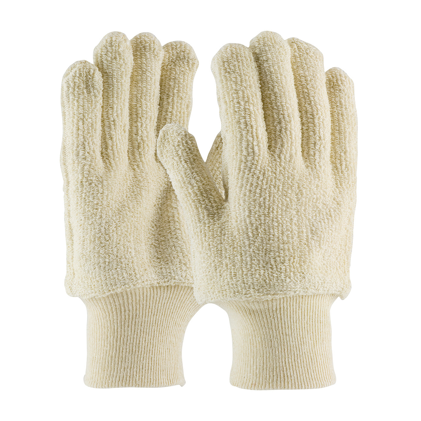SEAMLESS TERRY TOWELLING KNIT WRIST GLOVES