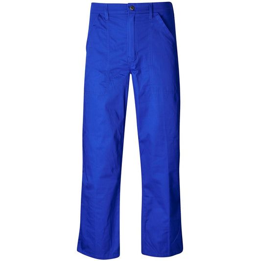 Site Premium Polycotton Pants Royal Blue