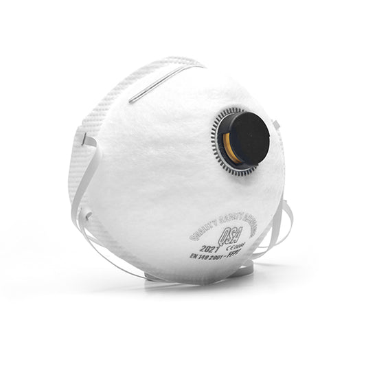 FFP2 Dust Masks with Valve (Approval No: 8072/0098) 20 Per Box