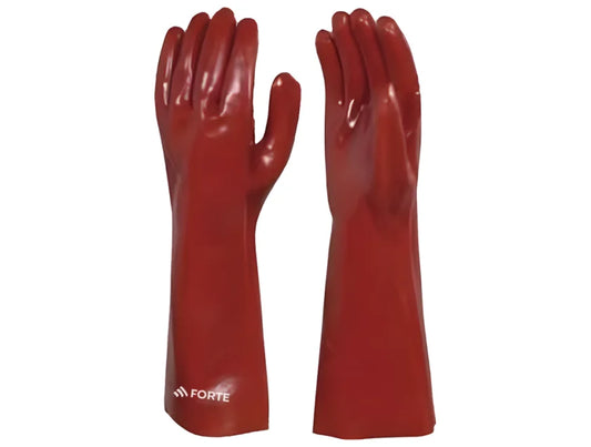 PVC Open Cuff Elbow Gloves