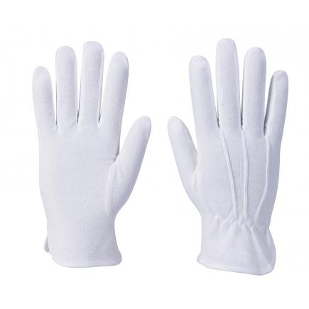 White Traffic Gloves